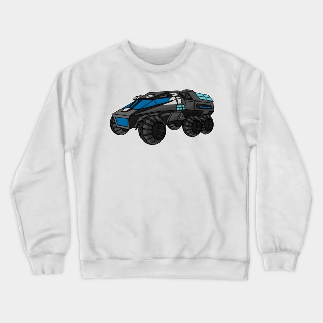 Mars Rover, Space Car Crewneck Sweatshirt by IDesign23